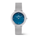 Crystalline Bezel Sterling Blue