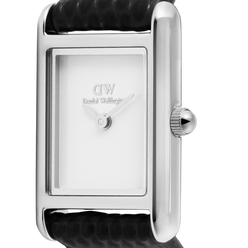 Bound Mini Black Lizard Silver
