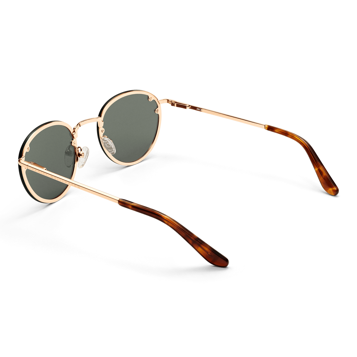 Arch Steel Green Rose Gold