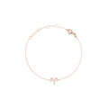 Crystal Zodiac Chain Bracelet Rose Gold