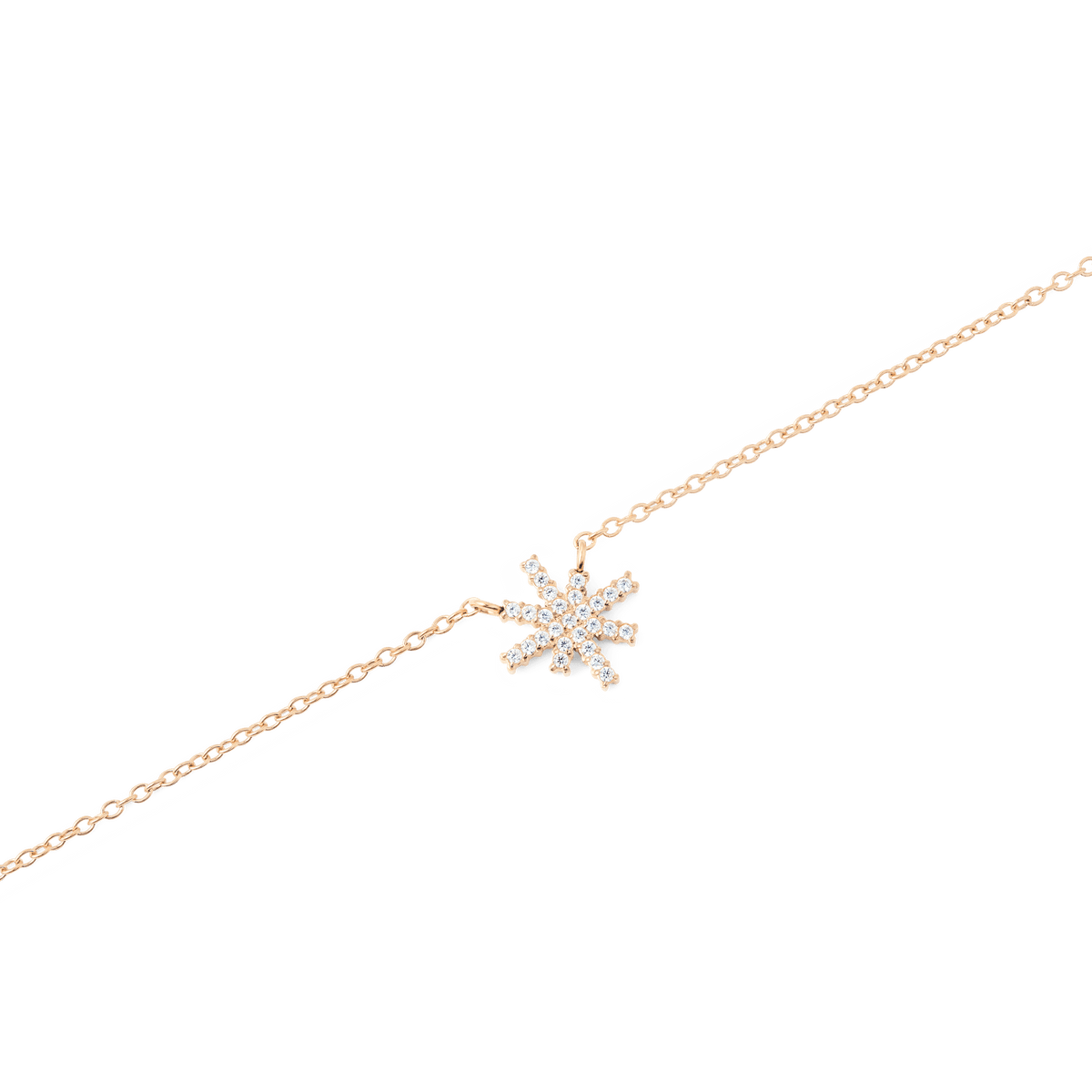 Mirelle Star Necklace Rose Gold