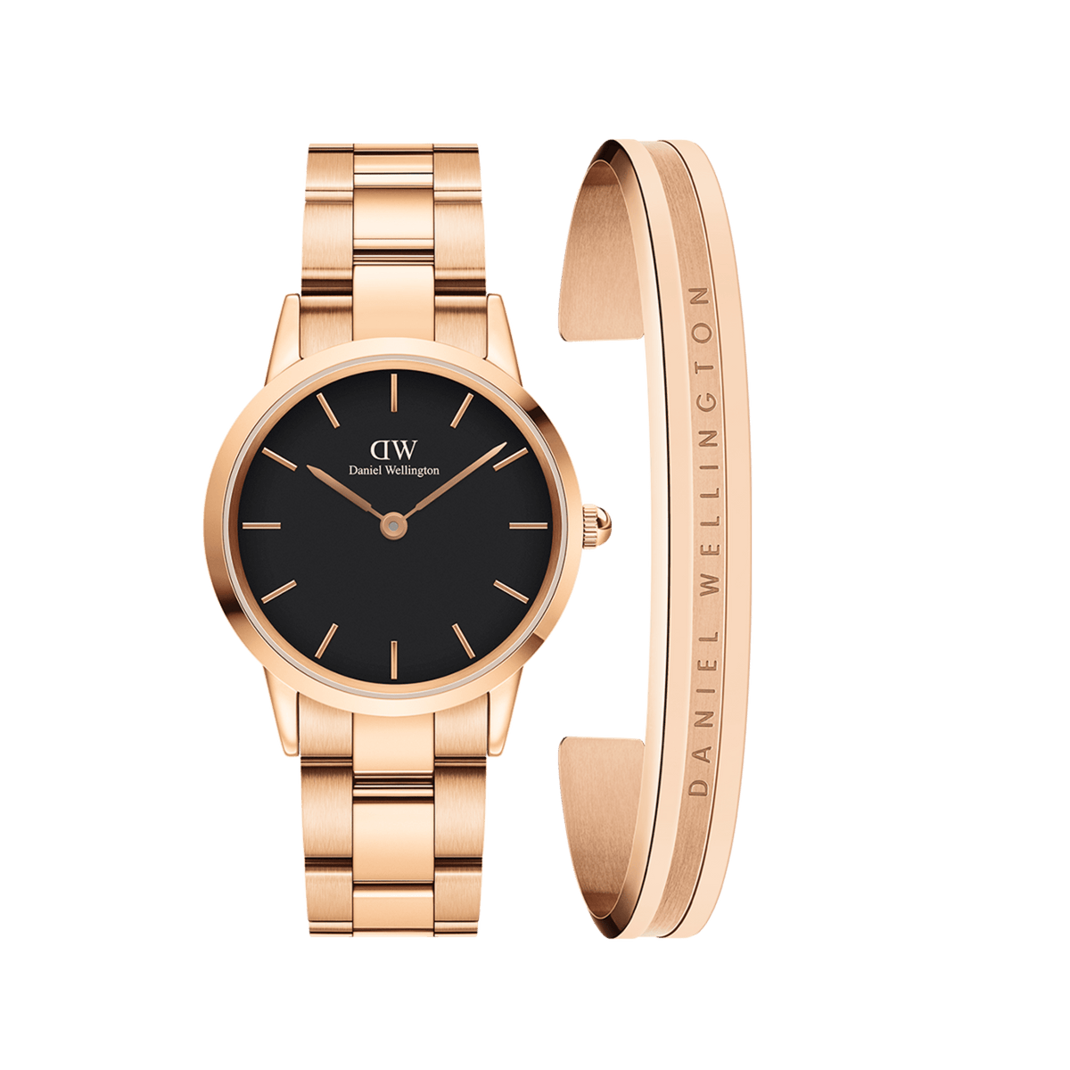 Iconic Link Black  + Elan Bracelet RG