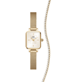 Quadro Mini Champagne Evergold + Tennis Necklace