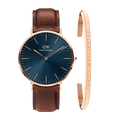Classic St Mawes Arctic + Bracelet Rose Gold