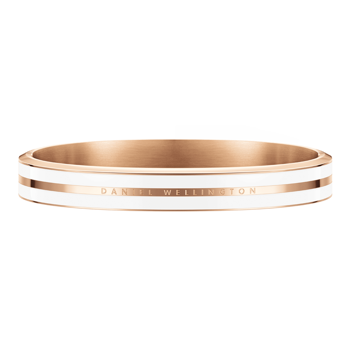 Emalie Infinite Rose Gold Satin White