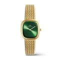 Margot Braided Mesh Emerald Gold