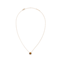 Audrey Necklace Tiger Eye Rose Gold