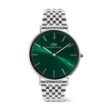 Classic 7-Link Emerald Silver